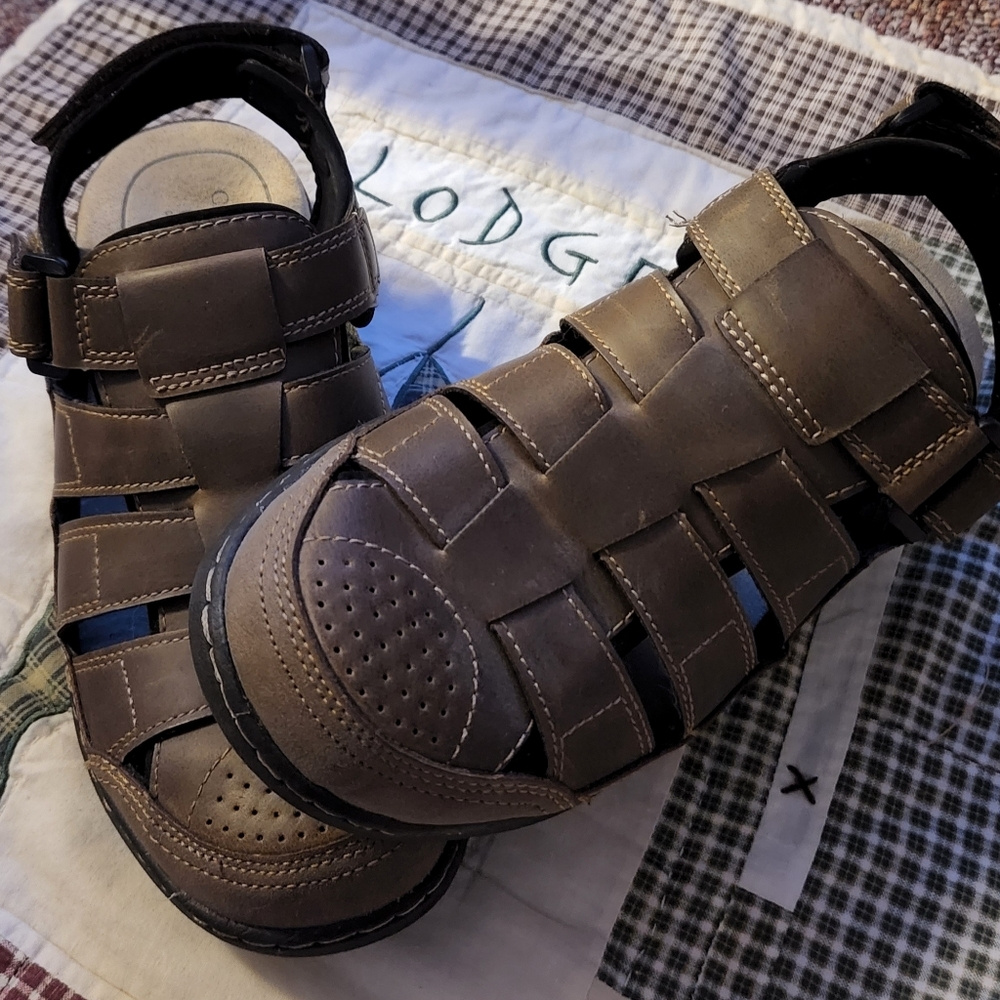 Croft & Barrow Lightweight Sandles with Ortholite Insoles Size 10 EUC